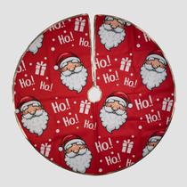 Saia Para Árvore de Natal Temática Papai Noel 90cm Saia Para Árvore de Natal Temática Papai Noel 90cm