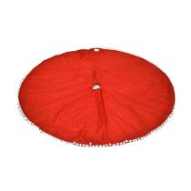 Saia Para Árvore de Natal - Vermelho - 120cm - 1 unidade - Rizzo