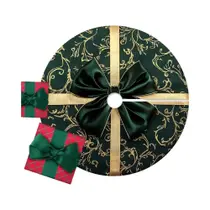 Saia Para Árvore De Natal Vintage Multi-Festiva, Decorações De Base Retrô, Luxo Vikama