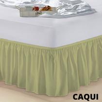 Saia Para Box Cama Casal Padrão com Elástico Ajustável Saia Para Box Cama Casal Padrão com Elástico Ajustável