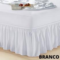 Saia Para Box Cama King Casal com Elástico Ajustável