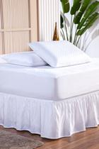 Saia Para Box Cama Queen Casal com Elástico Ajustável