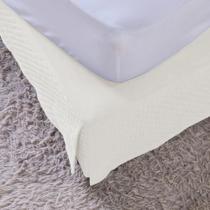 Saia Para Box King Size Matelasse Ultrassonico Varias C Pal