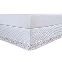 Saia para Box Pluma Bordada King 01 Peça - Sulamita Saia para Box Pluma Bordada King 01 Peça - Sulamita