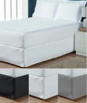 Saia para box solteiro matelada veste fácil otima qualidade e acabamento =hotel Saia para box solteiro matelada veste fácil otima qualidade e acabamento =hotel