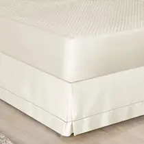 Saia para Cama Box 200 Fios Bia Solteiro 01 Peça 80% Algodão 20% Poliéster - Palha Saia para Cama Box 200 Fios Bia Solteiro 01 Peça 80% Algodão 20% Poliéster - Palha