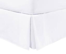 Saia para Cama Box Babado Basic Branco 200 Fios King