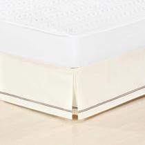 Saia para Cama Box Baú King Size Palha - Lucas valle