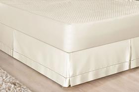 Saia Para Cama Box Casal - Cores lisas