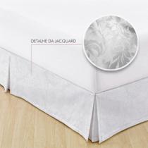 Saia Para Cama Box Casal Jacquard Admirare