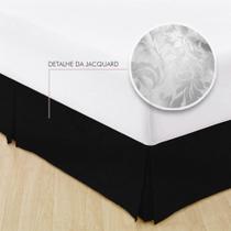 Saia Para Cama Box Casal Jacquard Admirare