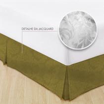 Saia Para Cama Box Casal Jacquard Admirare