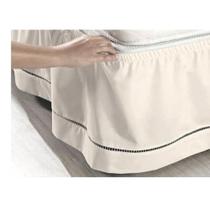 Saia Para Cama Box Casal Padráo Ponto Palito Ajustável
