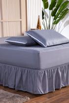 Saia para Cama Box Casal Protetor Padrão com Elástico em Toda Volta Ajustável Micropercal