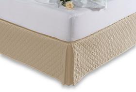 Saia Para Cama Box Casal Queen Size Matelada Microfibra sem elastico
