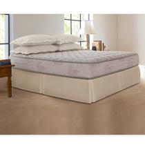 Saia Para Cama Box Casal Vest Facil - Adomes Palha