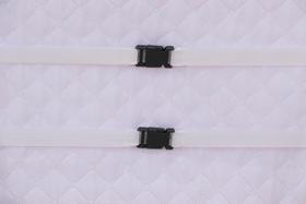 Saia Para Cama Box Colchobox Ajustavel Riollen Elasticada Solteiro Casal Branca - deccoralle