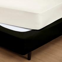 Saia Para Cama Box Fit Solteiro Em Malha 100%Algodão 88x188 Saia Para Cama Box Fit Solteiro Em Malha 100%Algodão 88x188