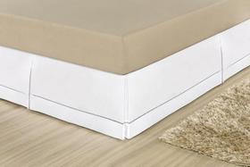 Saia Para Cama Box King 01 Peça - Branco - Bia Enxovais Saia Para Cama Box King 01 Peça - Branco - Bia Enxovais