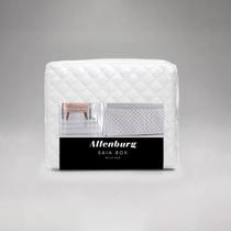 Saia para Cama Box King Altenburg Petit Poá Ultrawave Branco