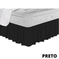 Saia para Cama Box King Protetor Casal com Elástico em Toda Volta Ajustável Micropercal