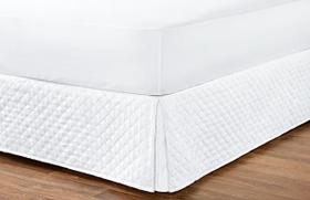 Saia Para Cama Box Matelada Casal King Branca