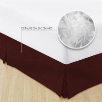 Saia Para Cama Box Queen Jacquard Admirare