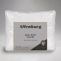 Saia para Cama Box Solteiro Altenburg Boulevard Easy Fit - Branco - Saia para Cama Box Solteiro Altenburg Boulevard Easy Fit - Branco -