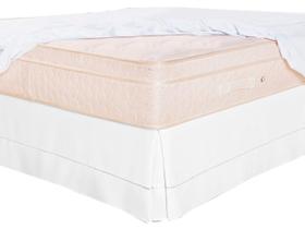 Saia Para Cama Box Solteiro Branco