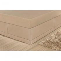 Saia Para Cama Box Solteiro Juliana - Cáqui. Saia Para Cama Box Solteiro Juliana - Cáqui.