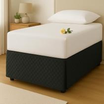 Saia Para Cama Box Solteiro Matelada Microfibra ultrassonico sem elastico - RT MAGAZINE Saia Para Cama Box Solteiro Matelada Microfibra ultrassonico sem elastico - RT MAGAZINE