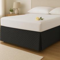 Saia Para Cama Box Solteiro Matelada Microfibra ultrassonico sem elastico