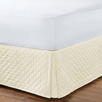 Saia Para Cama Box Solteiro Matelada Palha 1 Peça - Aquarela Enxovais