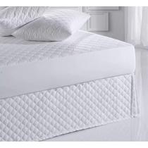 Saia para Cama Box Solteiro Poá Ultrawave Altenburg - BRANCO