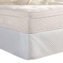 Saia Para Cama Box Solteiro Pratic Matelada 1 Peça - Branco - MR Enxovais