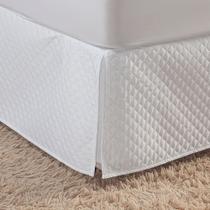 Saia Para Cama Box Solteiro Pratic Matelada 1 Peça - Branco Saia Para Cama Box Solteiro Pratic Matelada 1 Peça - Branco