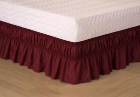 Saia para Cama Box Solteiro, Viúva, Casal Padrão e Queen Elasticada Ajustável