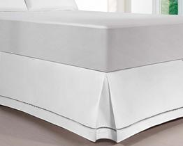 Saia para Cama Linha Box King - Kacyumara - Branco