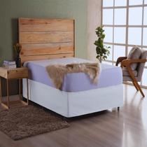 Saia Para Cama Solteiro Box Matelada Super Macio Varias Cores Com Elastico