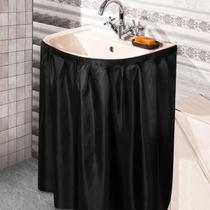 Saia para Pia em Tecido Windkream 140 x 81 cm Impermeável Preta Saia para Pia em Tecido Windkream 140 x 81 cm Impermeável Preta