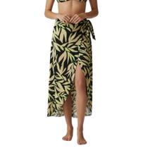 Saia Pareô Crepe Estampa Exclusiva Cor:Estampa 306Tamanho:M