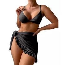 Saia Pareô Curta Saída Praia Envelope Babado Tendência Canga Saia Pareô Curta Saída Praia Envelope Babado Tendência Canga