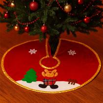 Saia Pelúcido Tapete Base Enfeite Para Árvore De Natal 60cm Rena Saia Pelúcido Tapete Base Enfeite Para Árvore De Natal 60cm Rena