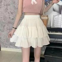 Saia Plissada Branca Em a Para Mulheres Com Babados Estilo Preppy Cintura Elástica Ajustada Casual Saia Plissada Branca Em a Para Mulheres Com Babados Estilo Preppy Cintura Elástica Ajustada Casual