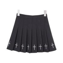 Saia Plissada Feminina De Cintura Alta Estilo Harajuku Sensação Doce E Fresca Preta Com Cintura Saia Plissada Feminina De Cintura Alta Estilo Harajuku Sensação Doce E Fresca Preta Com Cintura