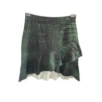 Saia Power Fit Crocodile Babado Ellus Saia Power Fit Crocodile Babado Ellus