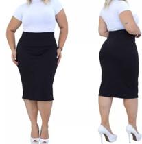 Saia Preta Reta Preta Social Evangêlica Com Lycra p ao g4 Plus Size Saia Preta Reta Preta Social Evangêlica Com Lycra p ao g4 Plus Size