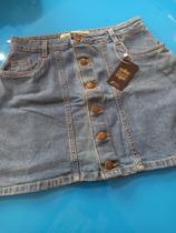 Saia retro botoes Saia retro botoes