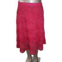Saia Rosa de Tule Fitado Plus Size Tam G1 Rethi