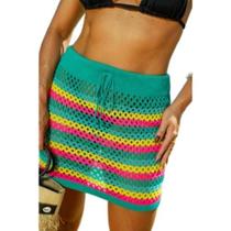Saia Saida de Praia em Tricot Saia Saida de Praia em Tricot